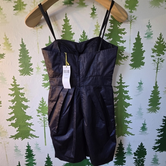 BCBGeneration Navy Strapless Mini Pocket Dress - Picture 2 of 10